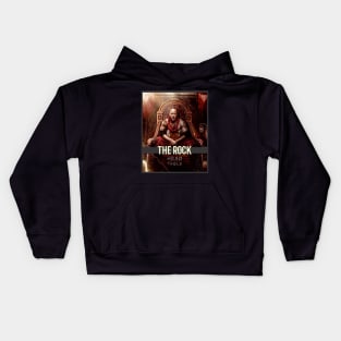 wrestlemania the rock Kids Hoodie